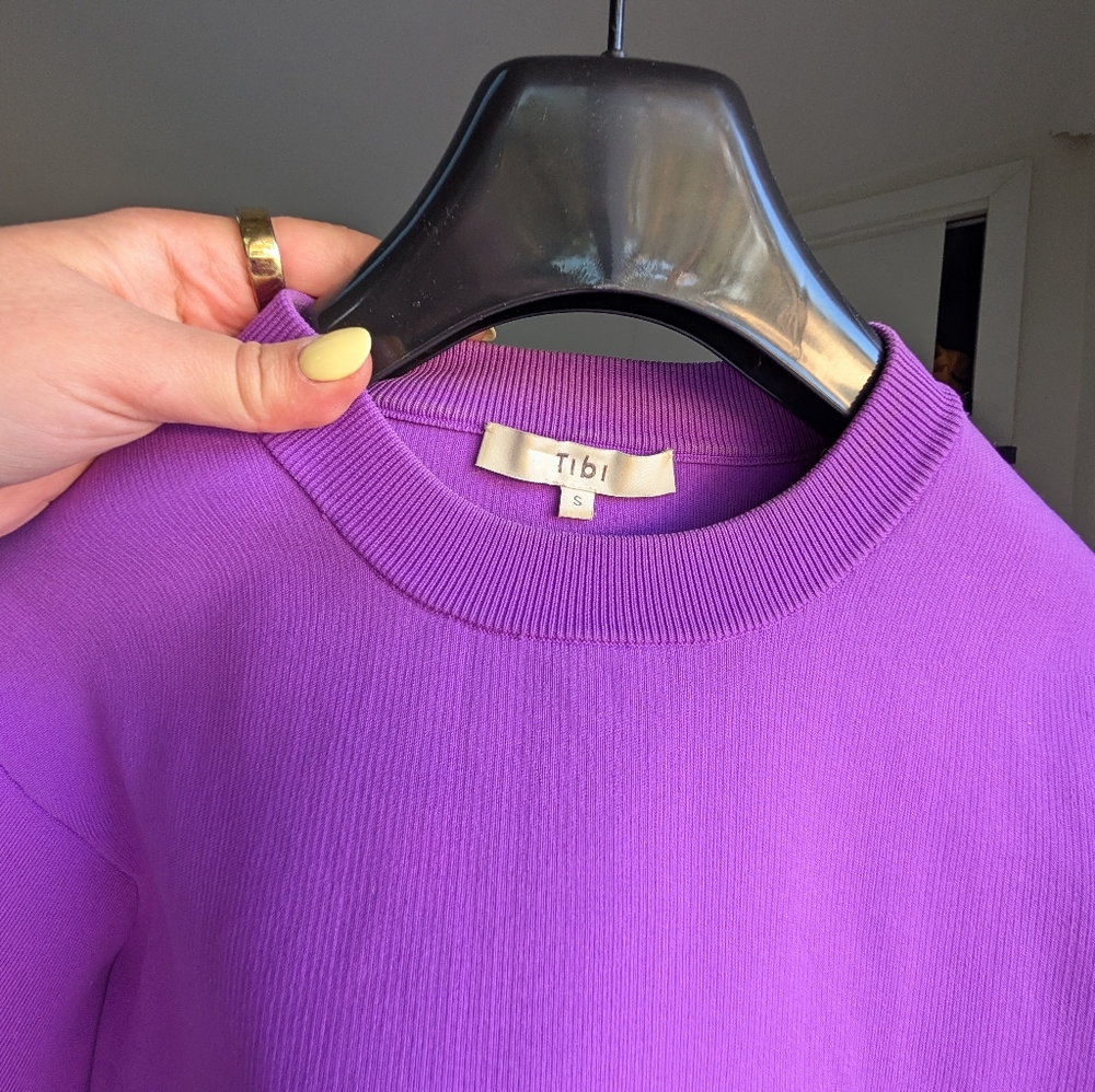 Tibi Purple Women's Top - Picture 4 of 8